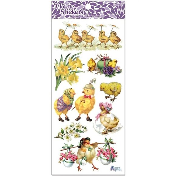 3 for $15 - Chick-A-Dee Stickers - 2 NEW Sticker Sheets for Stationary & More - Picture 1 of 5